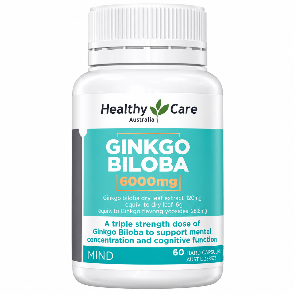 Ginkgo Biloba 6000 Healthy Care 60 viên