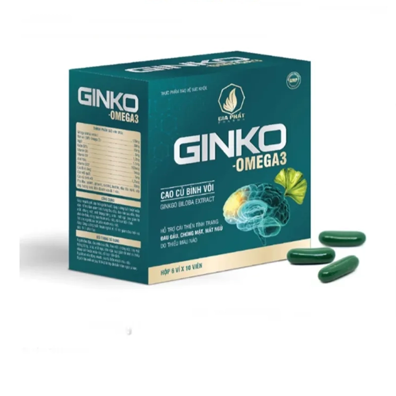 Ginko Omega 3 Gia Phát 60 viên