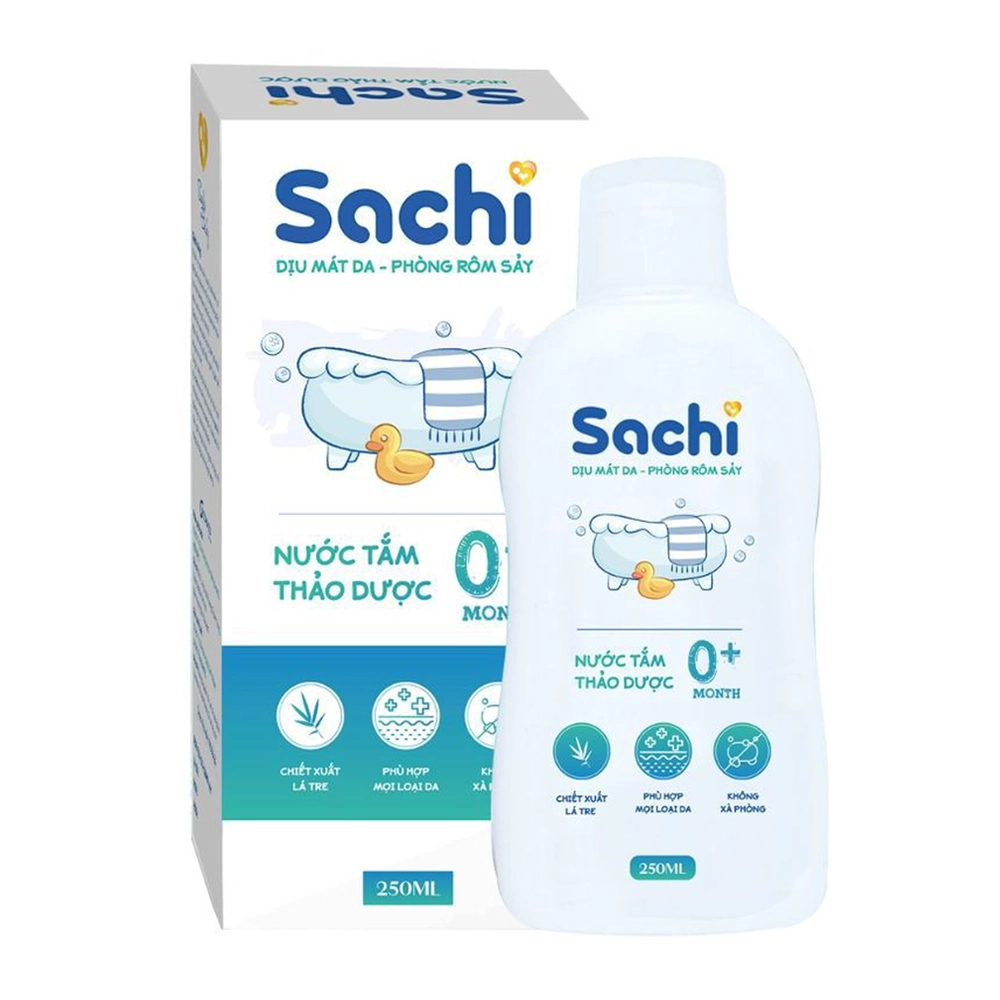 Sachi Nước Tắm Thảo Dược 10 gói x 10ml