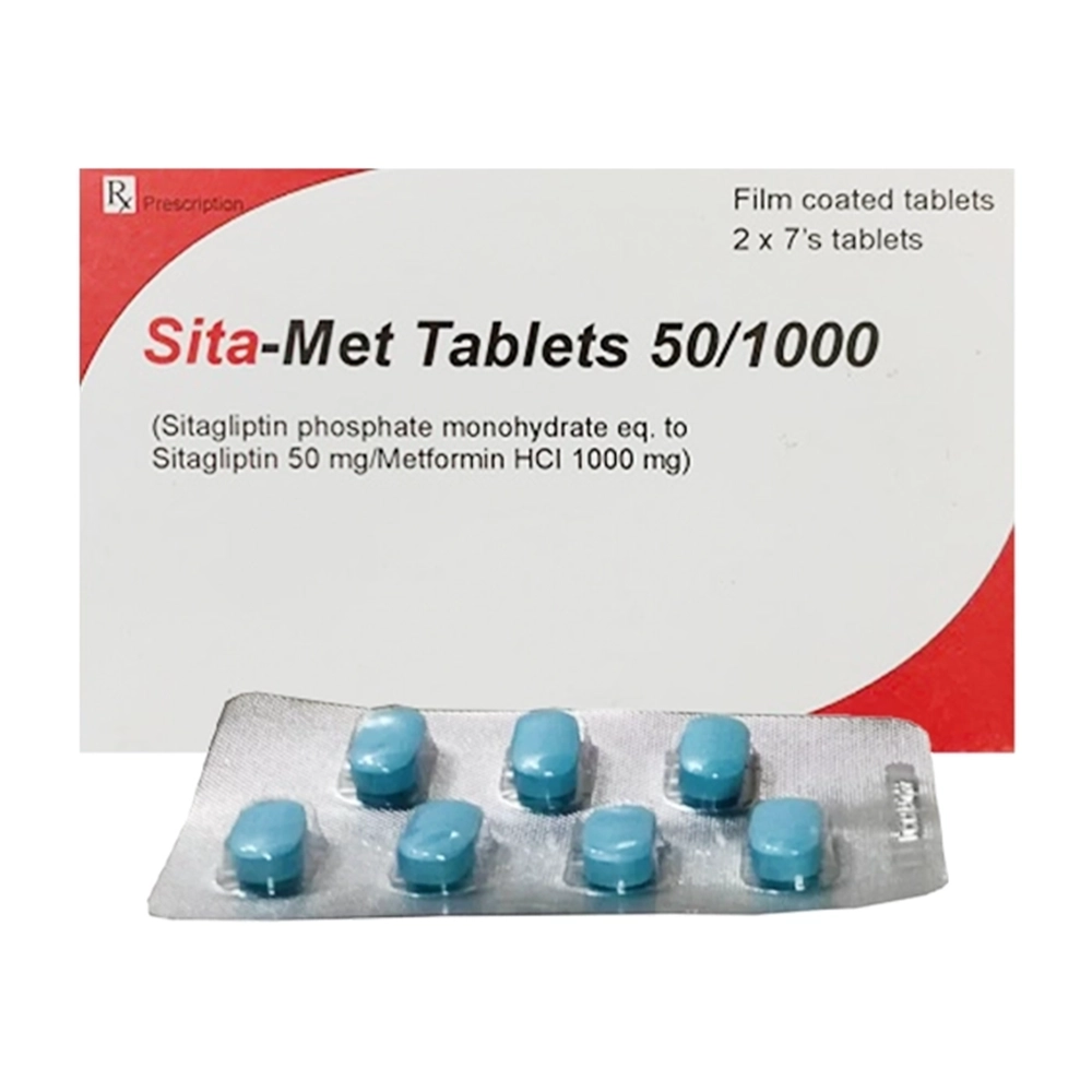 Sita Met 50/1000mg CCL Pharma 2 vỉ x 7 viên
