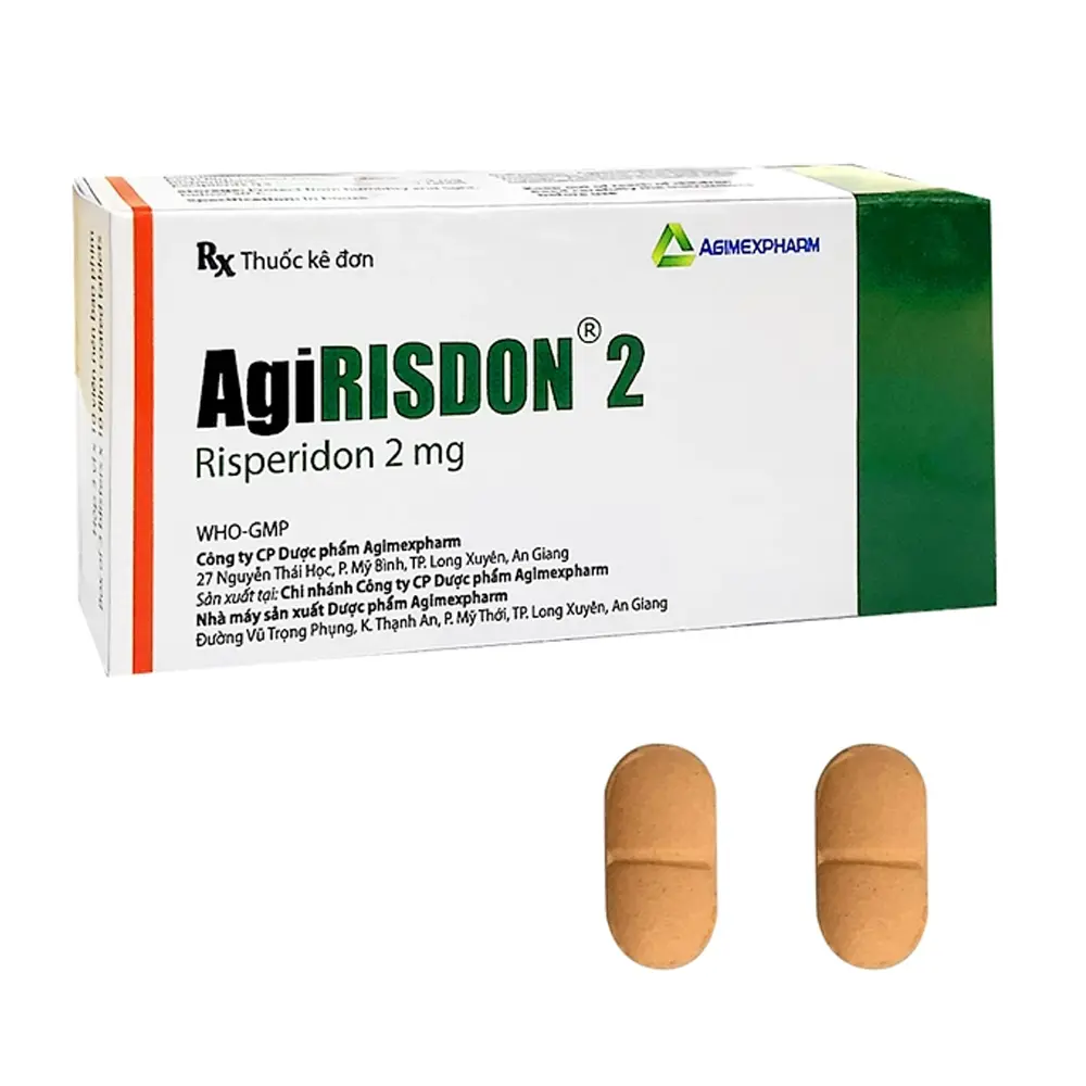 Agirisdon 2 Agimexpharm 3 vỉ x 10 viên
