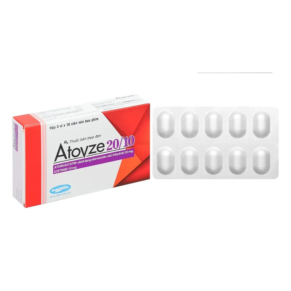 Atovze 20/10 Savi 3 vỉ x 10 viên