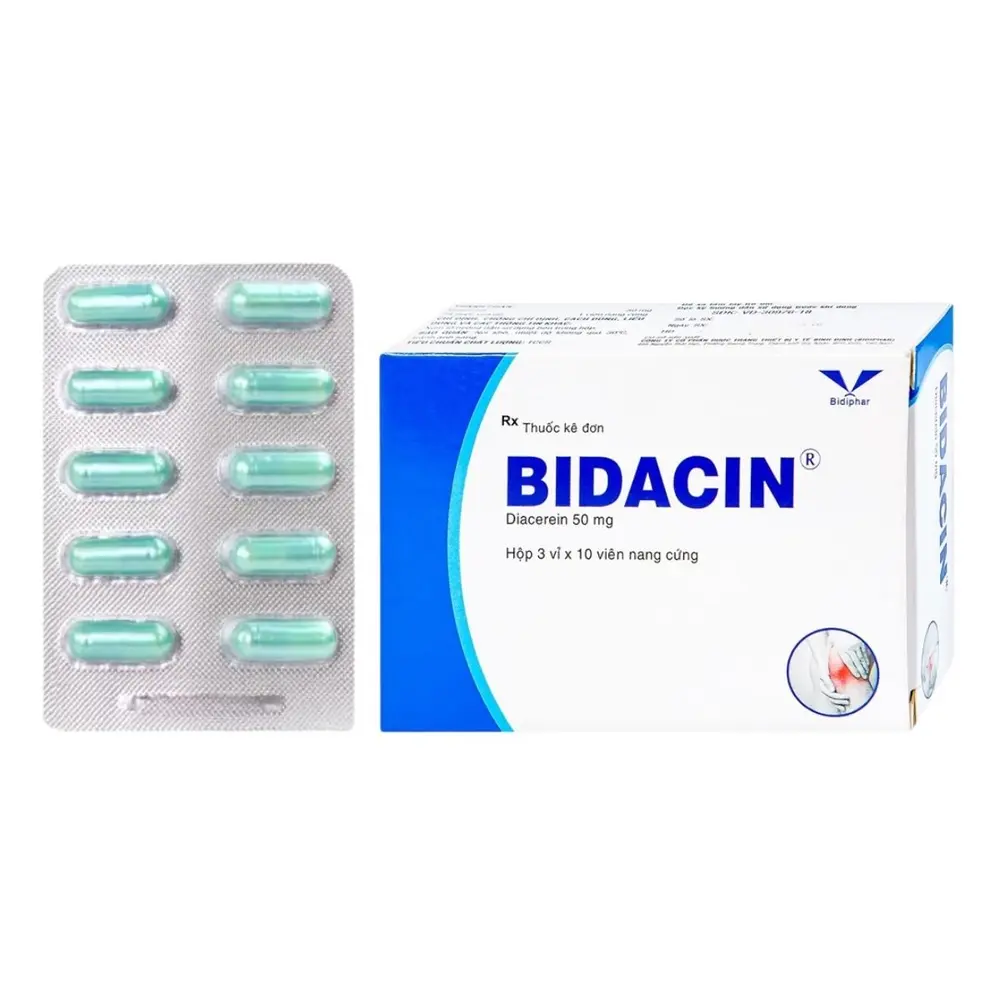 Bidacin 50 mg Bidiphar 3 vỉ x 10 viên