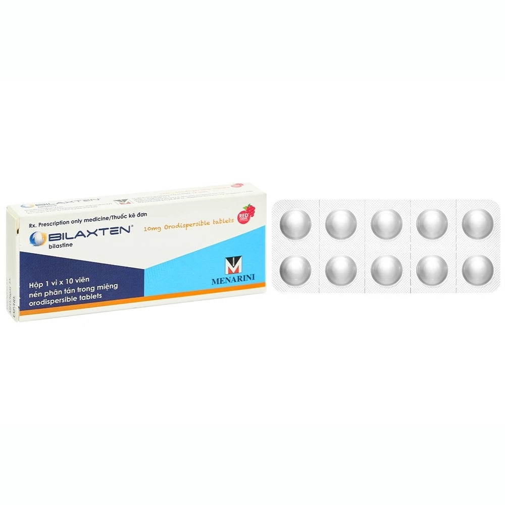 Bilaxten 10mg Menarini 1 vỉ x 10 viên