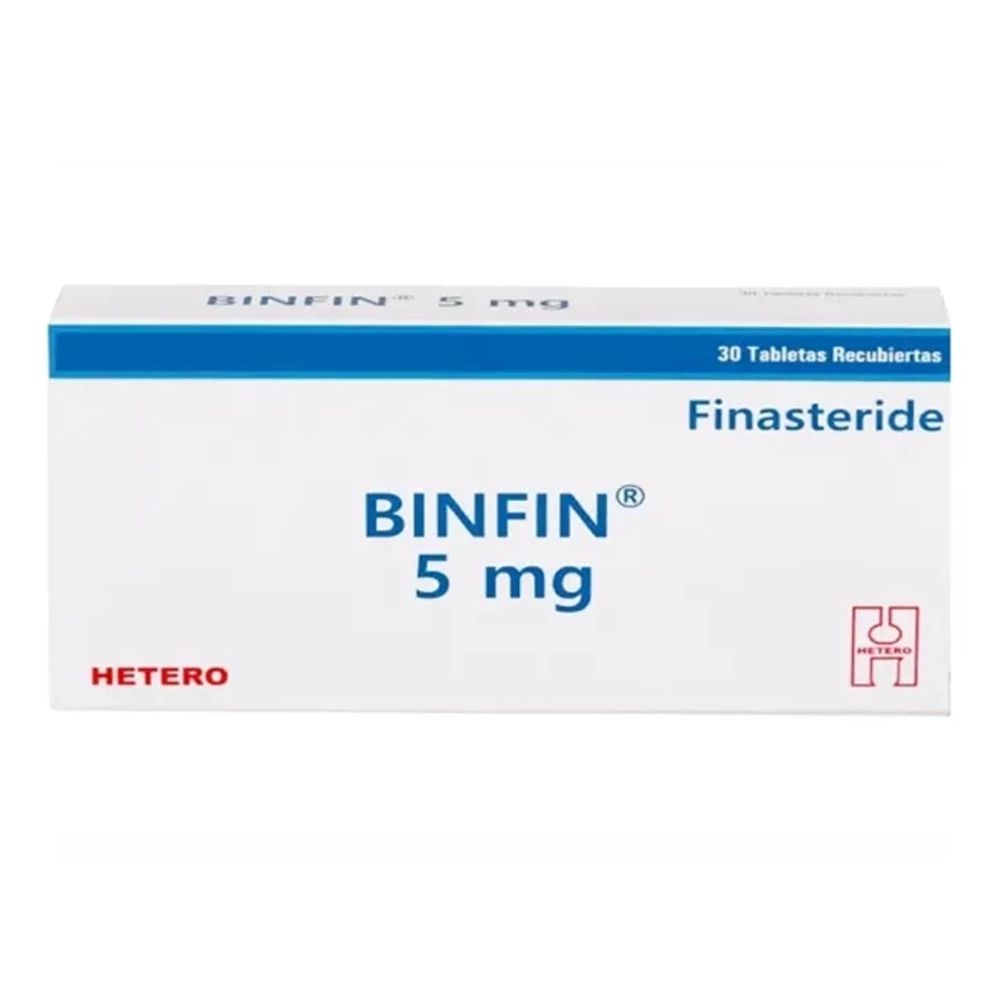 Binfin 5mg (Finasteride 5mg) Hetero 2 vỉ x 15 viên