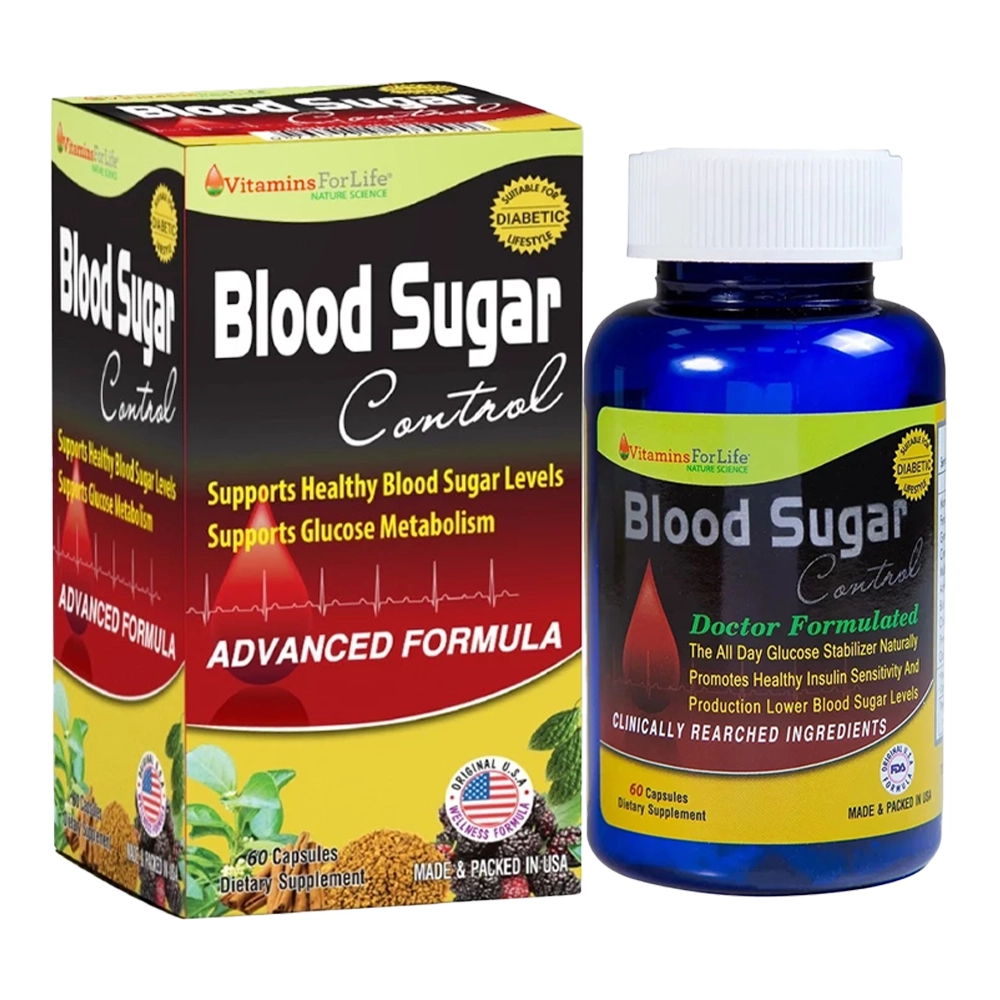 Blood Sugar Control Vitamins For Life 60 viên