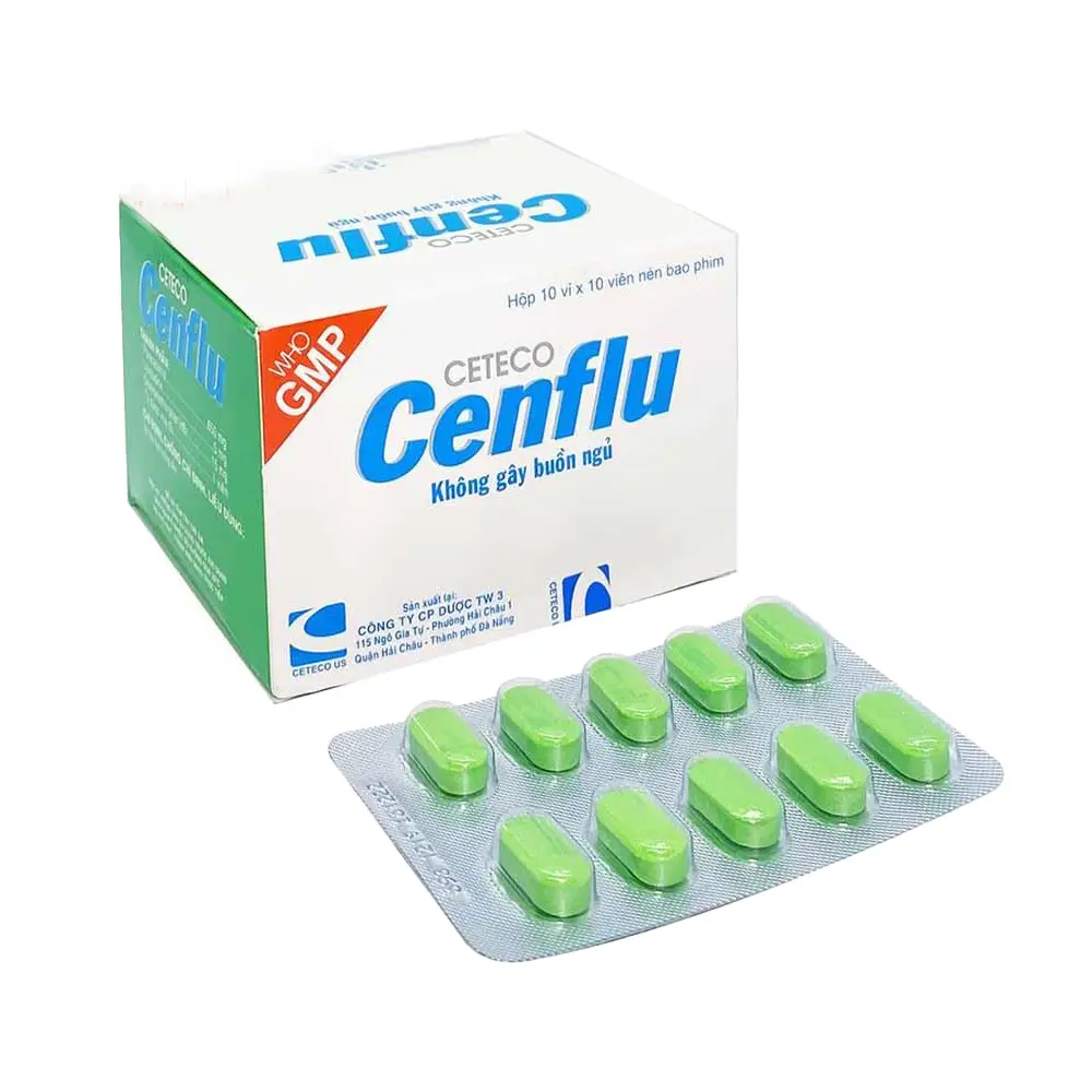 Cenflu Ceteco 10 vỉ x 10 viên