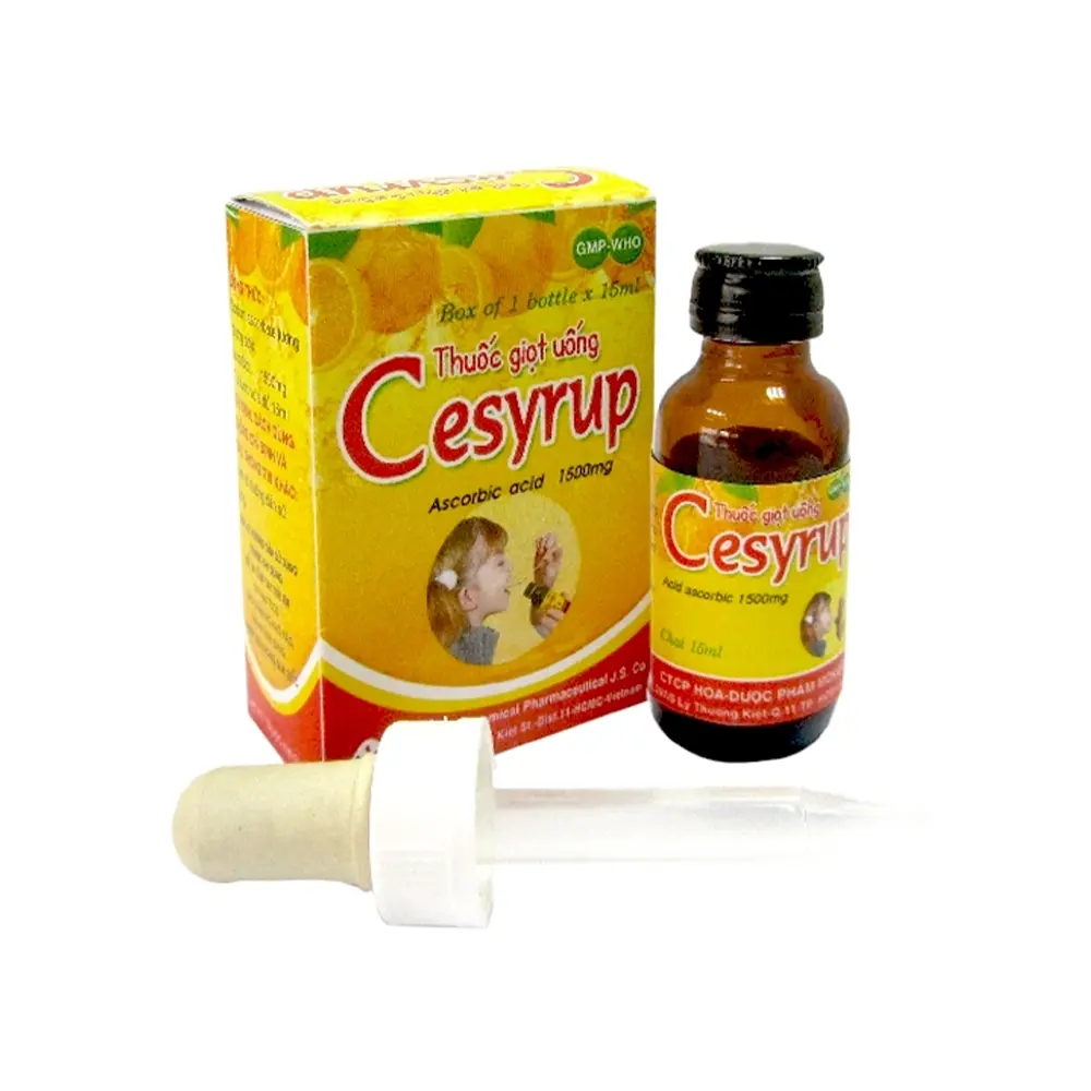 Cesyrup (Acid Ascorbic 1500 mg) Mekophar chai 15ml