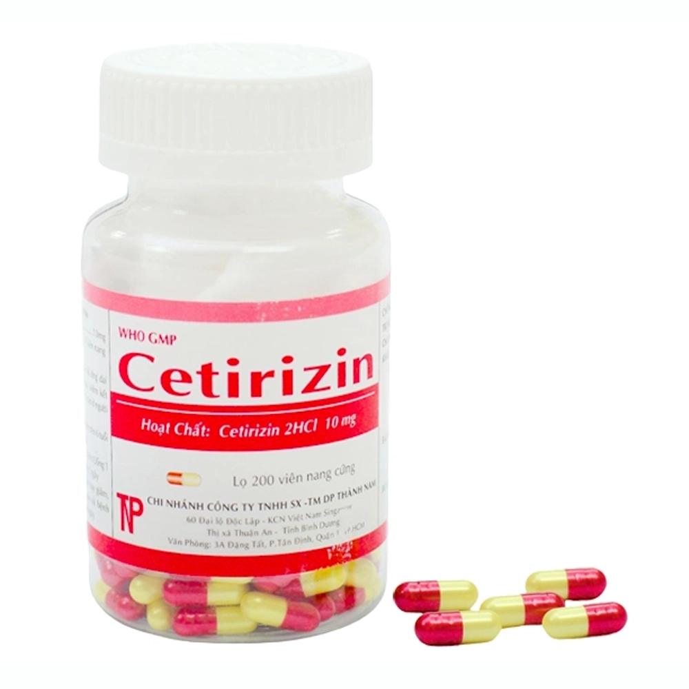 Cetirizin 10mg Thành Nam lọ 200 viên