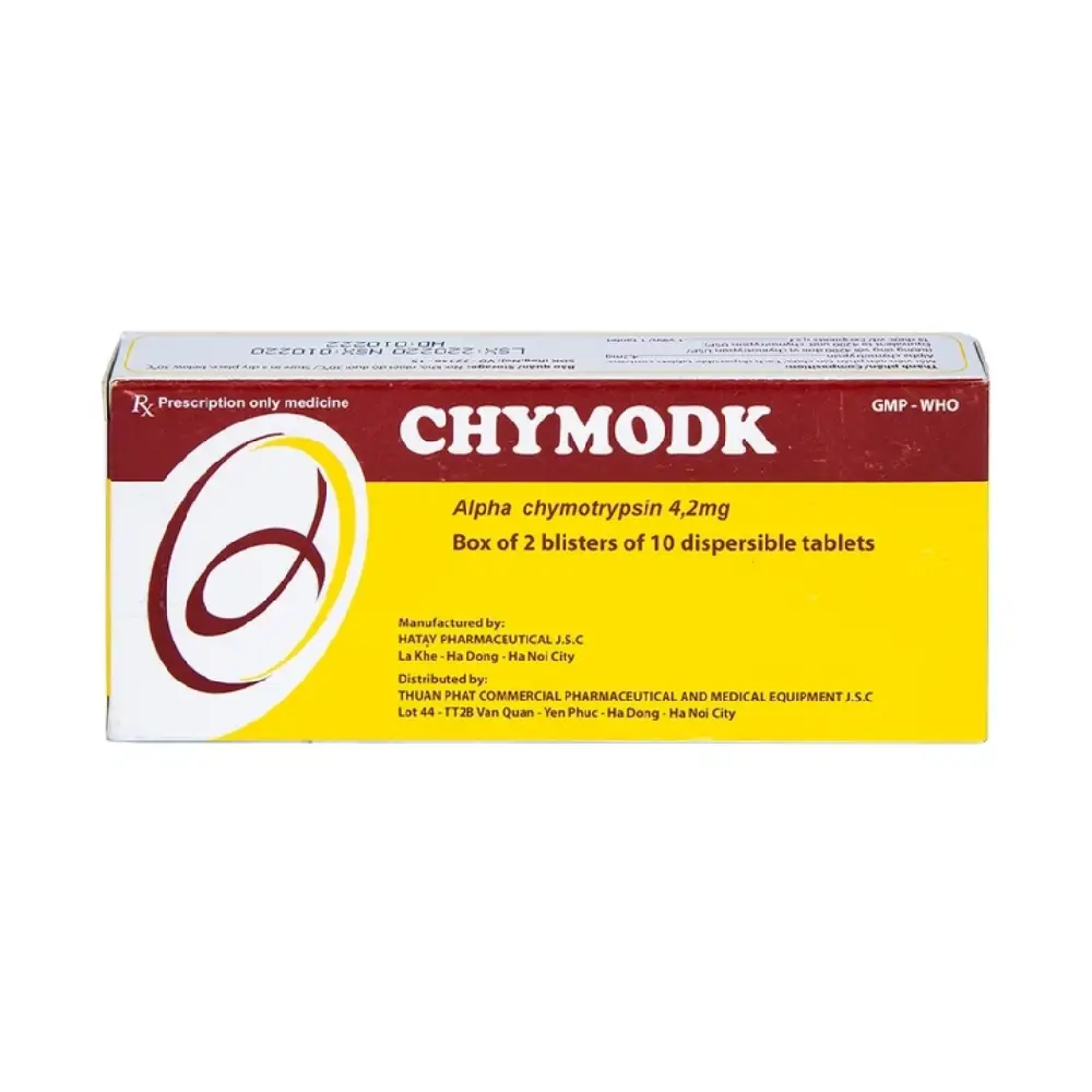 Chymodk 4.2 mg Hà tây 2 vỉ x 10 viên