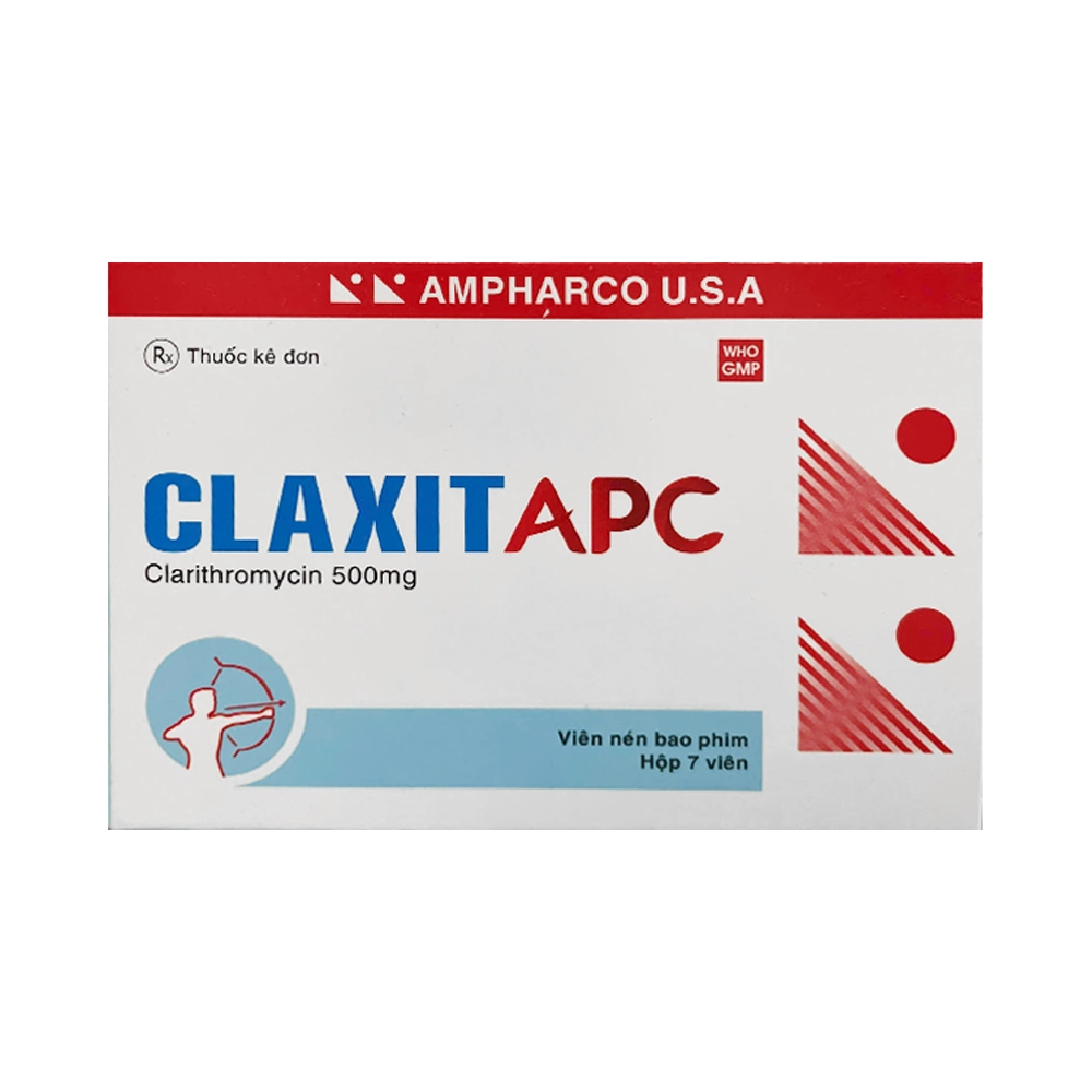 Claxitapc Ampharco U.S.A 1 vỉ x 7 viên