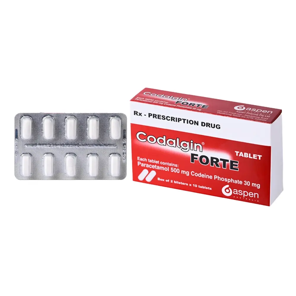 Codalgin forte Aspen 2 vỉ x 10 viên