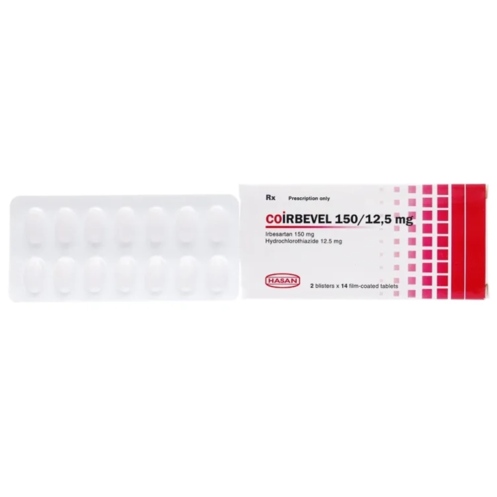 Coirbevel 150/12.5mg Hasan 2 vỉ x 14 viên