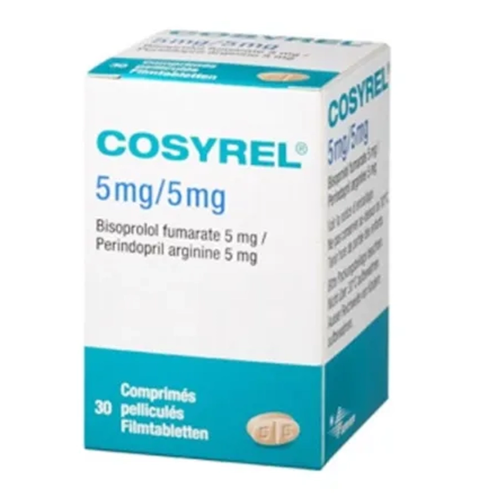 Cosyrel 5mg/5mg Servier lọ 30 viên