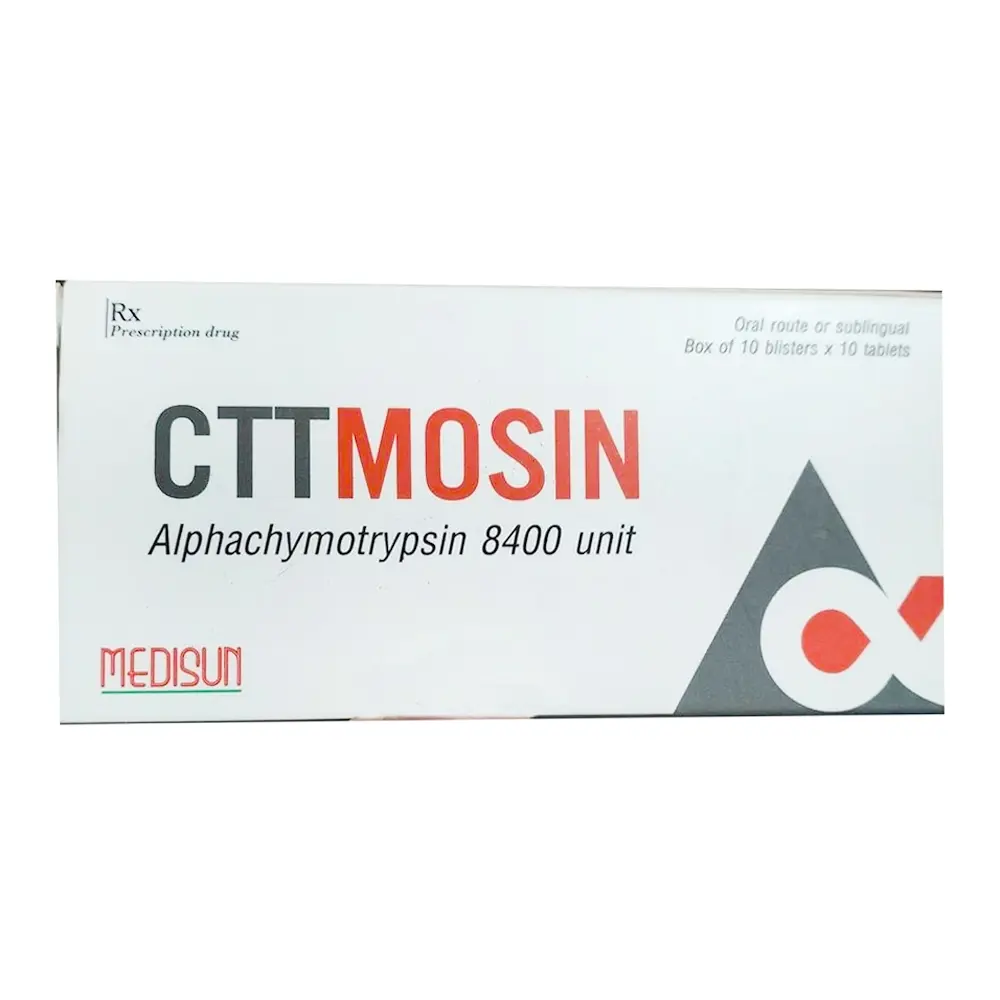 CTTmosin 8400 Medisun 10 vỉ x 10 viên