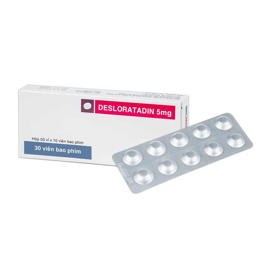 Desloratadin 5 mg TV.Pharm 3 vỉ x 10 viên