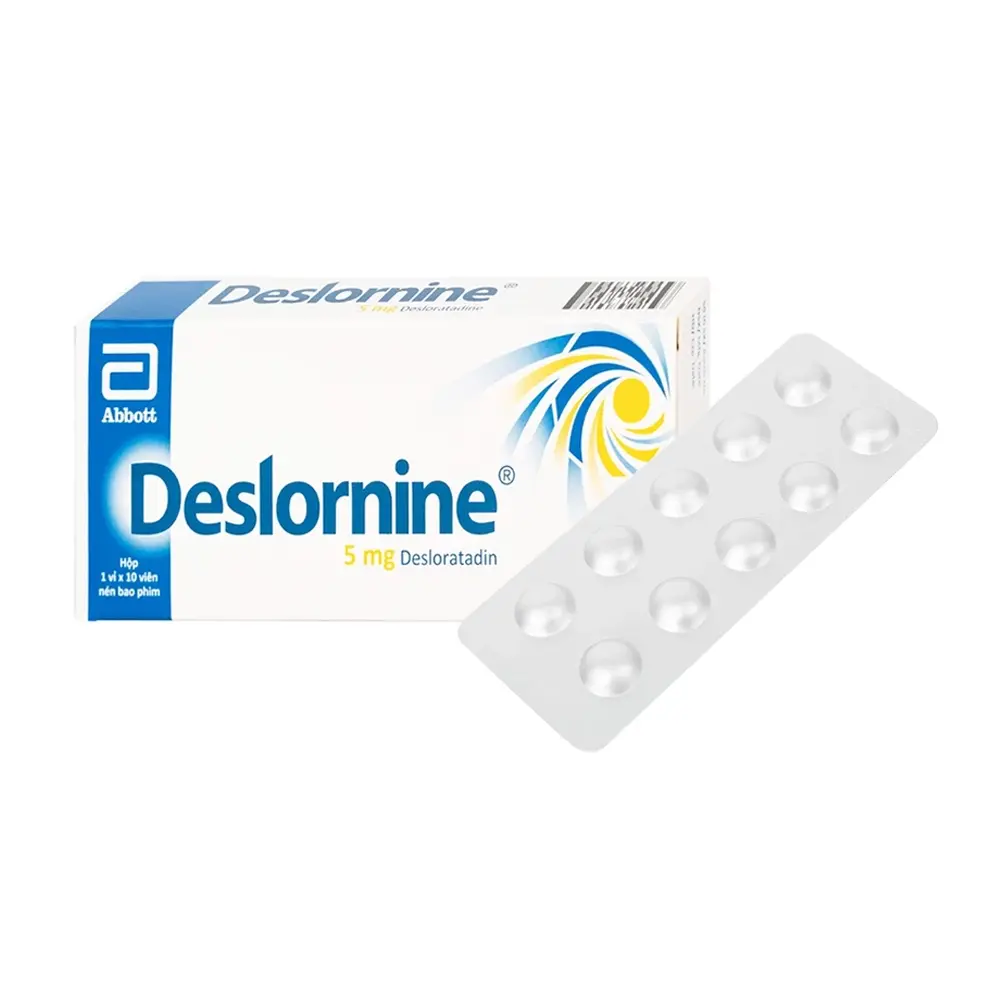 Deslornine 5 mg Abbott 1 vỉ x 10 viên