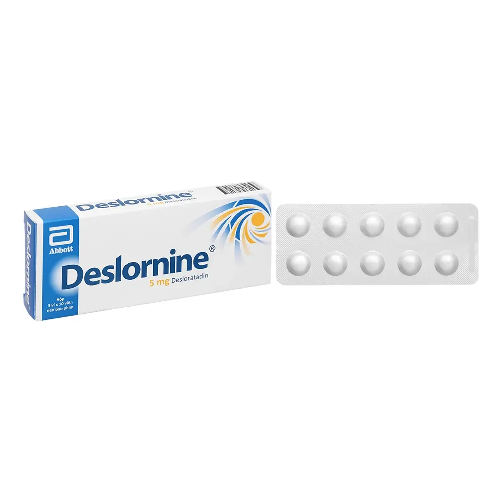 Deslornine 5 mg Abbott 3 vỉ x 10 viên