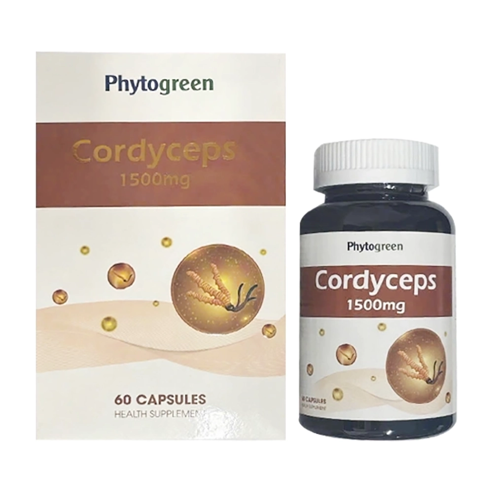 Cordyceps 1500mg Phytogreen 60 viên