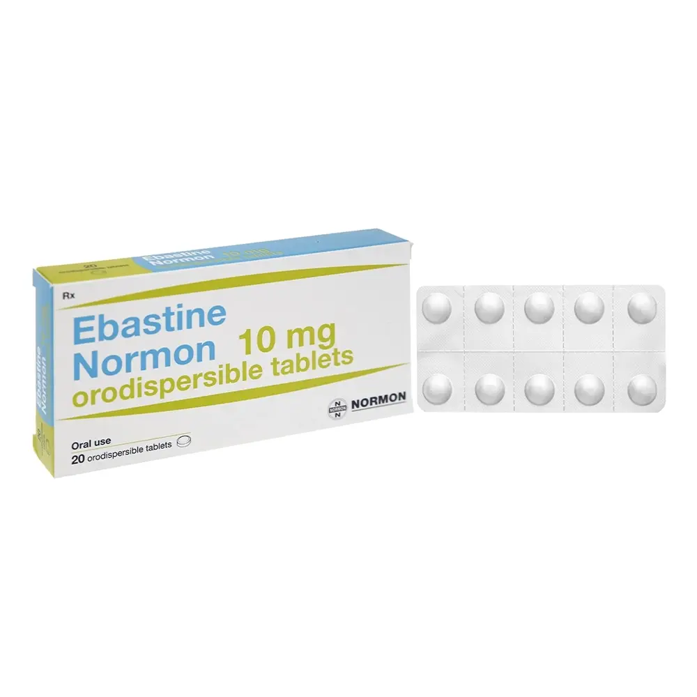 Ebastine Normon 10 mg Laboratorios Normon 2 vỉ x 10 viên