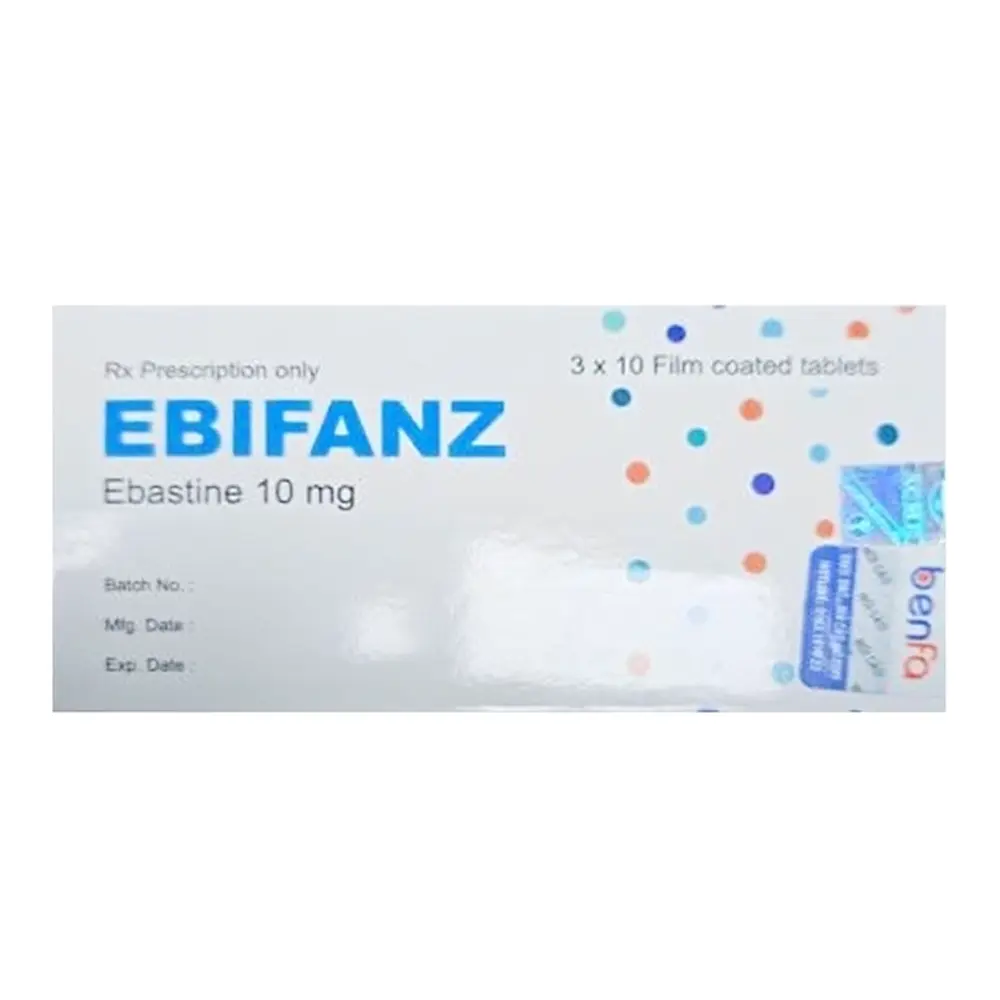 Ebifanz 10 mg (Ebastin10 mg) Acme 3 vỉ x 10 viên