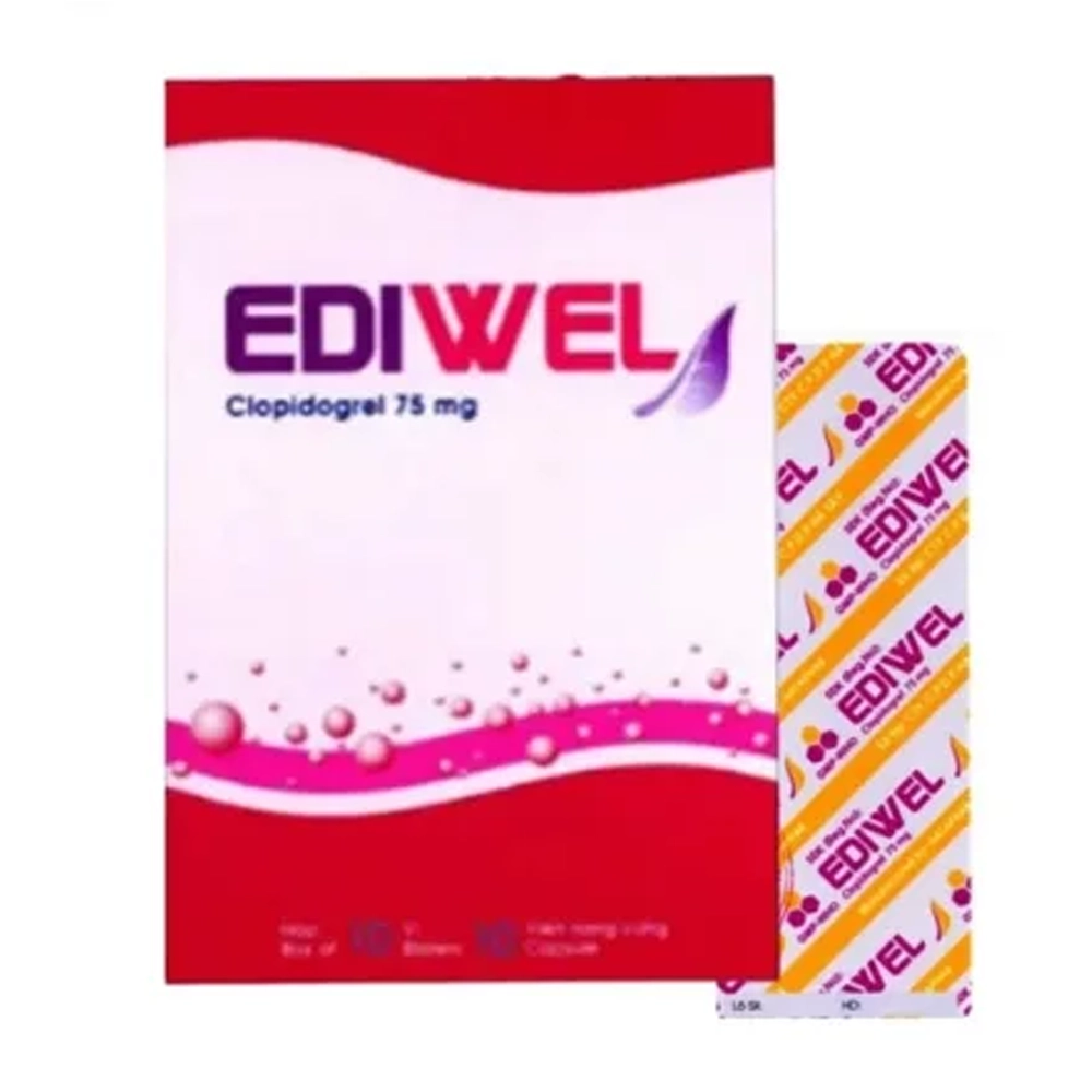 Ediwel 75mg Hà Tây 10 vỉ x 10 viên