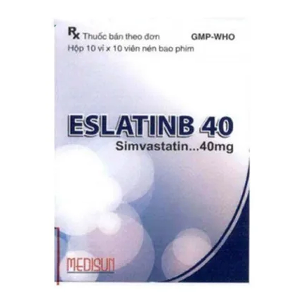 Eslatinb 40 Medisun 10 vỉ x 10 viên