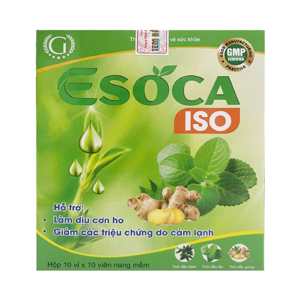 Esoca ISO Isopharco 10 vỉ x 10 viên