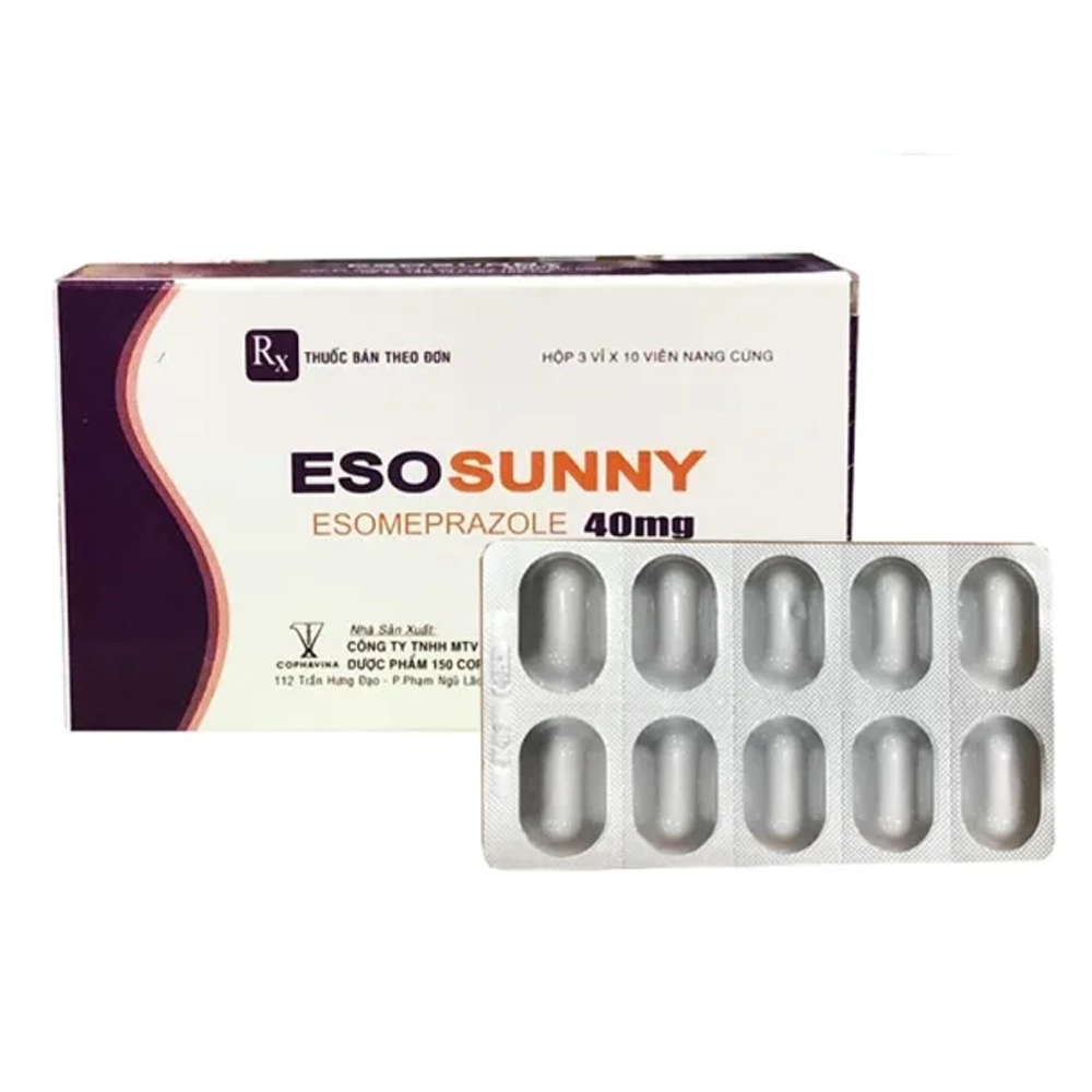 Esosunny 40mg (Esomeprazole 40mg) Armephaco 3 vỉ x 10 viên