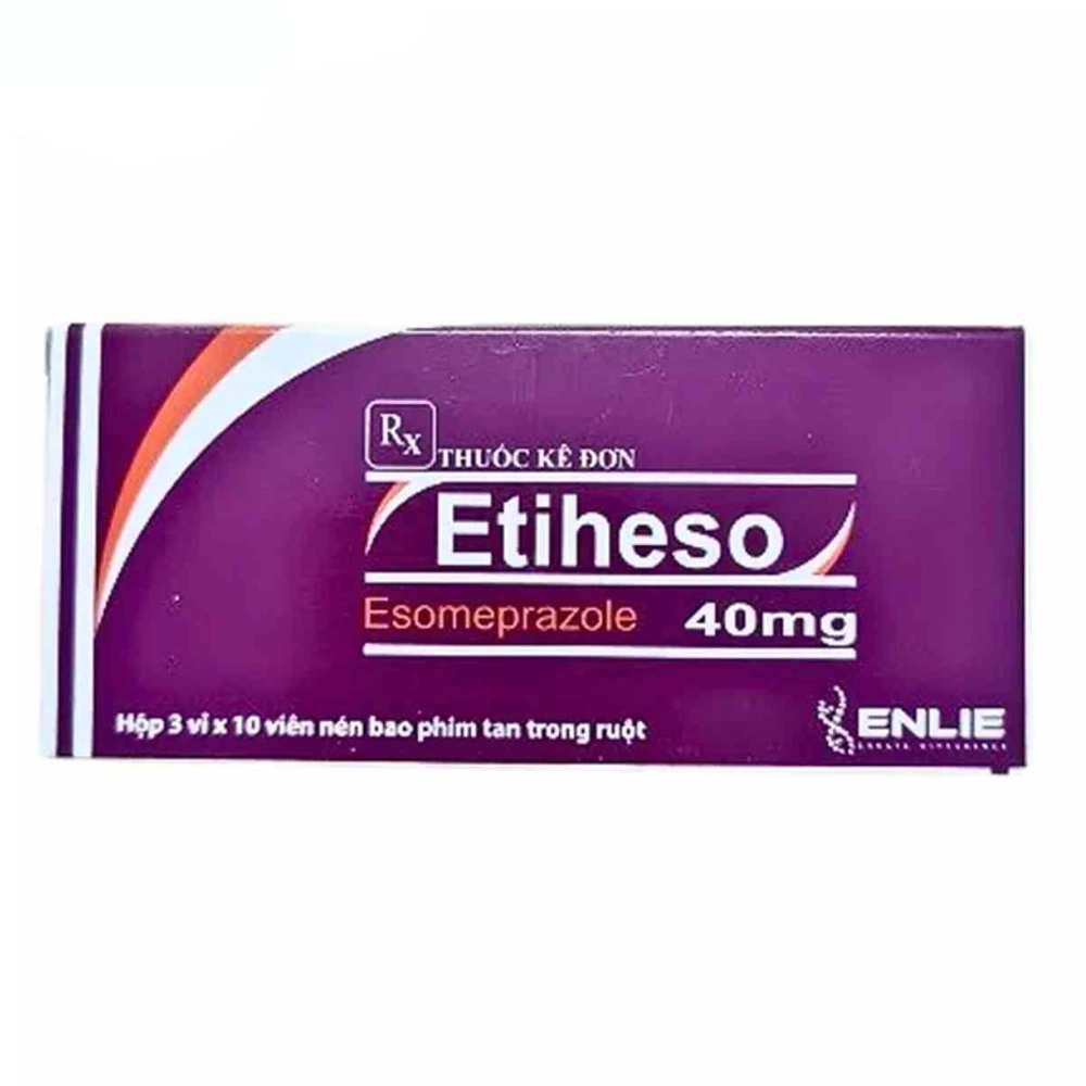 Etiheso 40mg (Esomeprazole 40mg) Enlie 3 vỉ x 10 viên