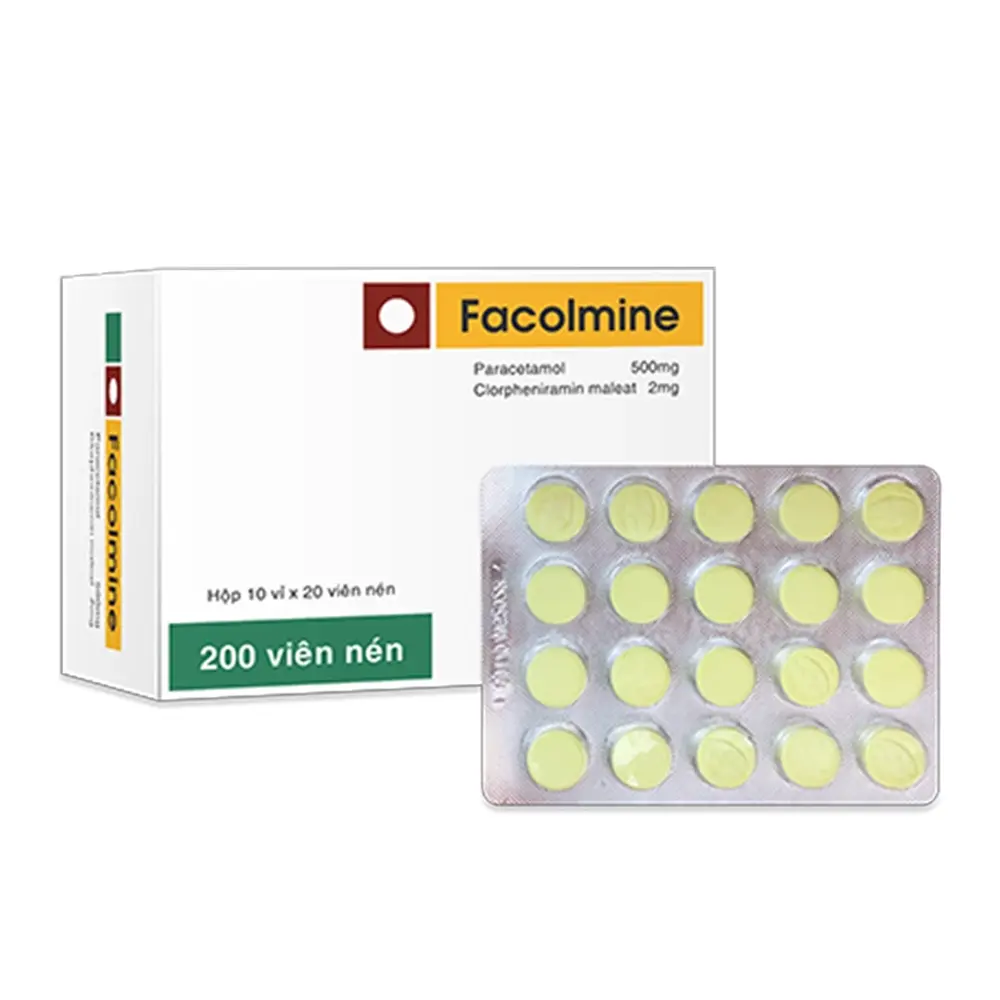 Facolmine TV.Pharm 10 vỉ x 20 viên