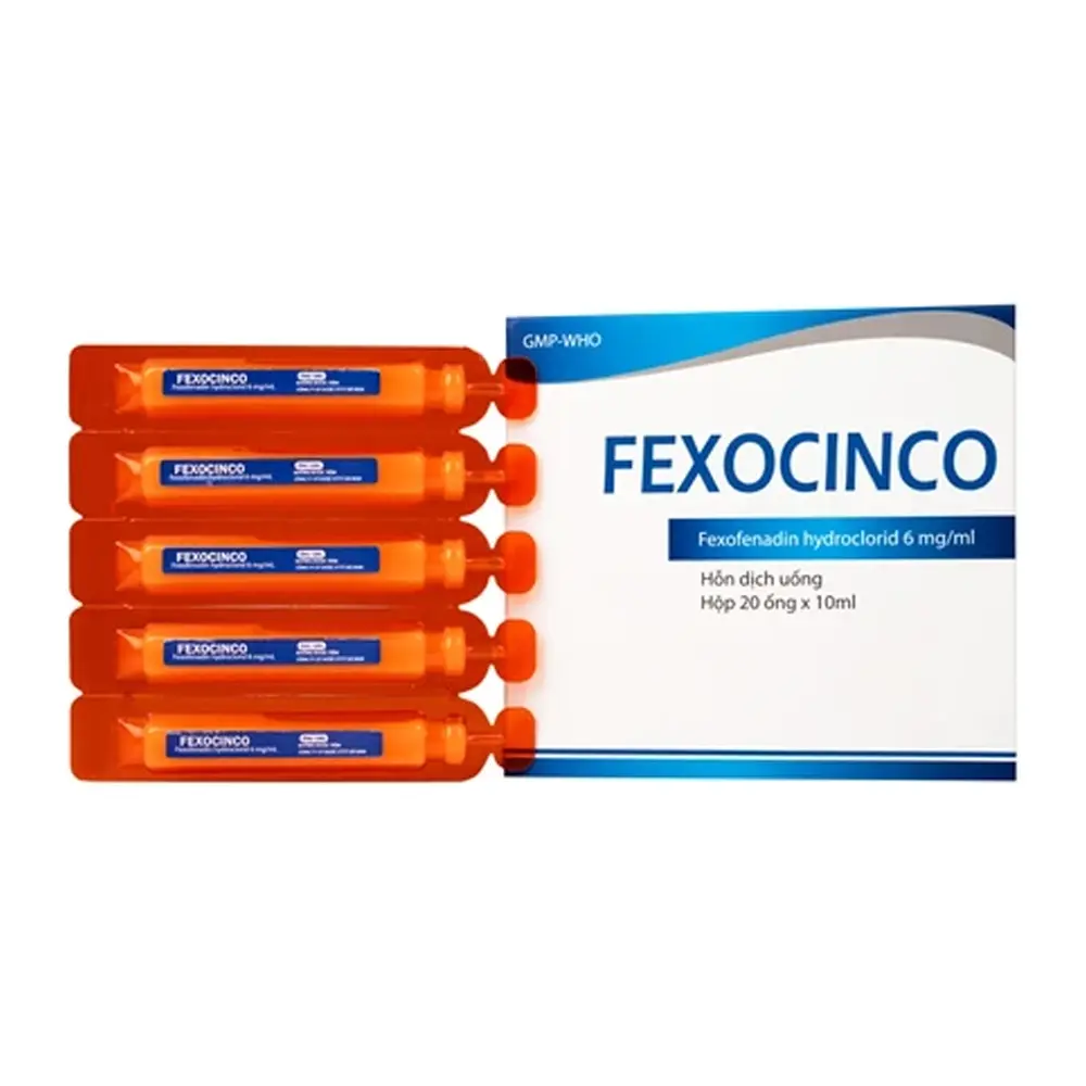 Fexocinco 6 mg Hà Nam 20 ống x 10 ml