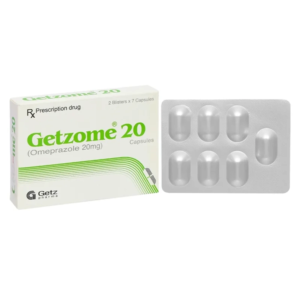 Getzome 20 Getz Pharma 2 vỉ x 7 viên
