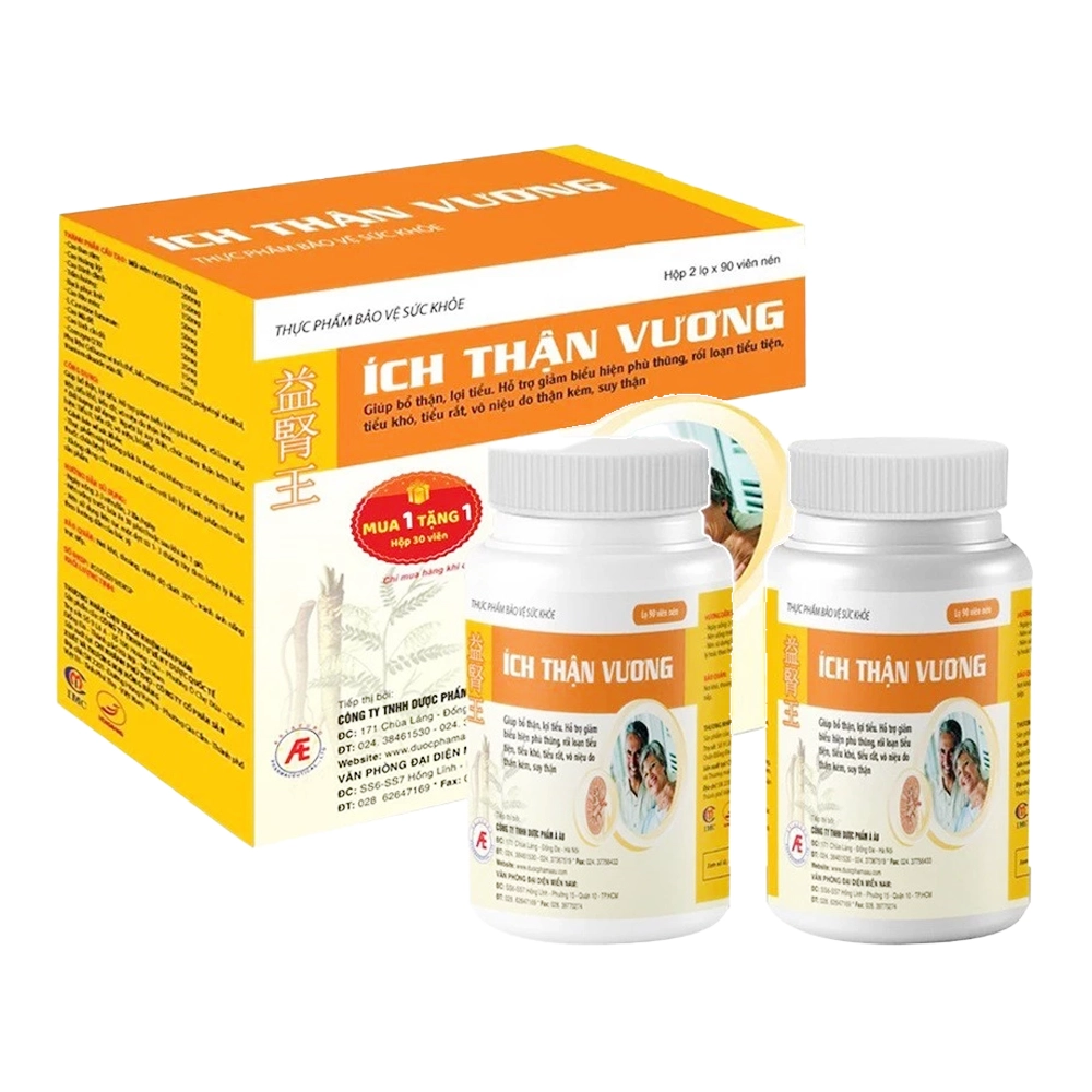 Ích Thận Vương 2 lọ x 90 viên