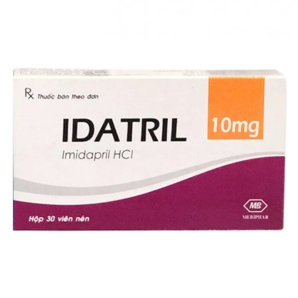 Idatril 10mg Mebiphar 3 vỉ x 10 viên