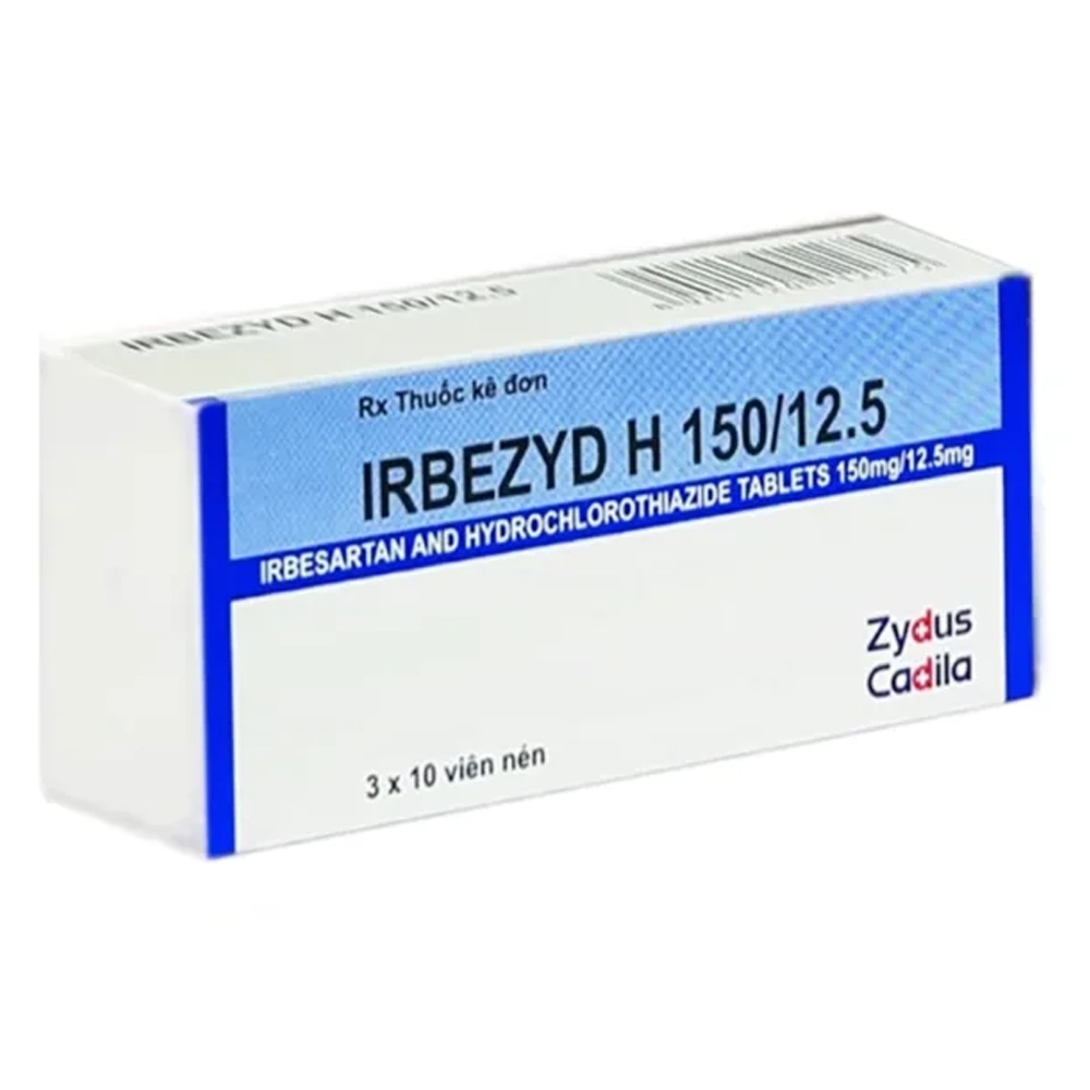 Irbezyd H 150/12.5 Zydus 3 vỉ x 10 viên
