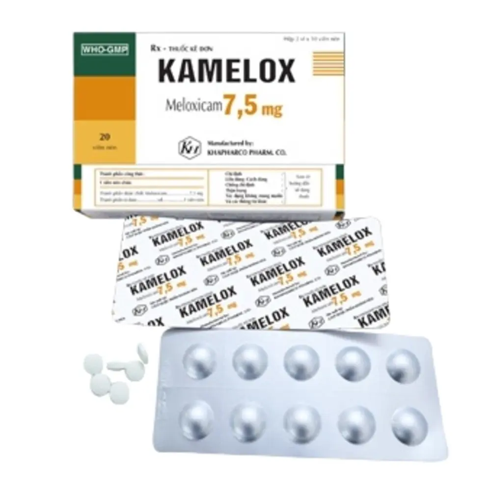 Kamelox 7.5 mg Khapharco 2 vỉ x 10 viên