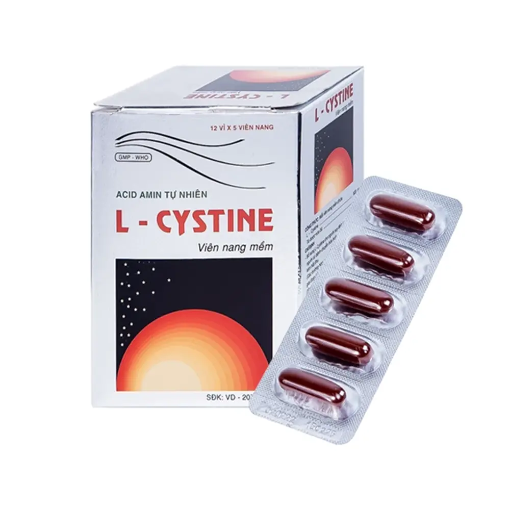 L-Cystine 500 mg Medisun 12 vỉ x 5 viên