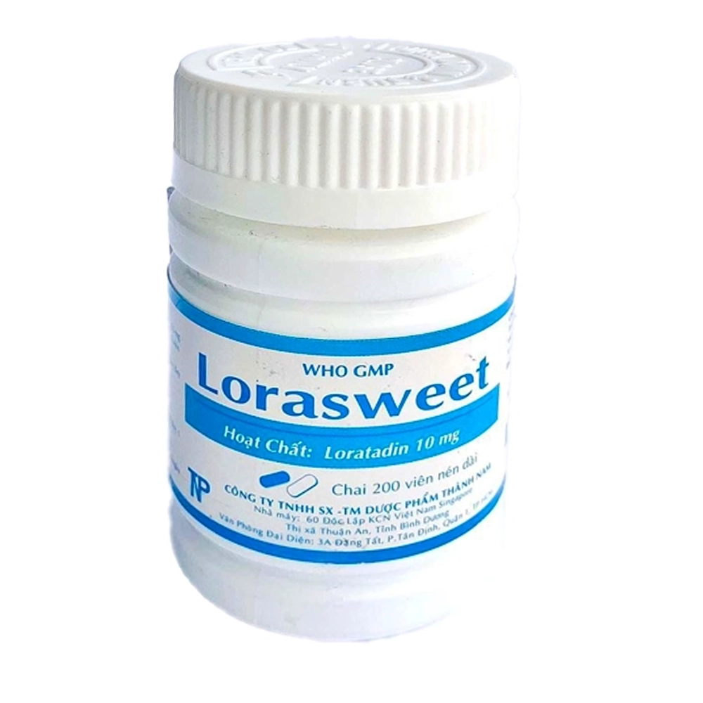 Lorasweet 10mg Thành Nam chai 200 viên