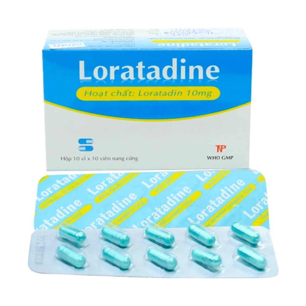 Loratadine 10mg Thành Nam 10 vỉ x 10 viên