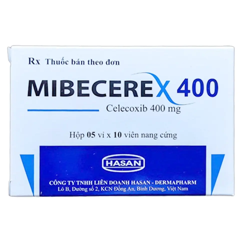 Mibecerex 400mg Hasan 5 vỉ x 10 viên