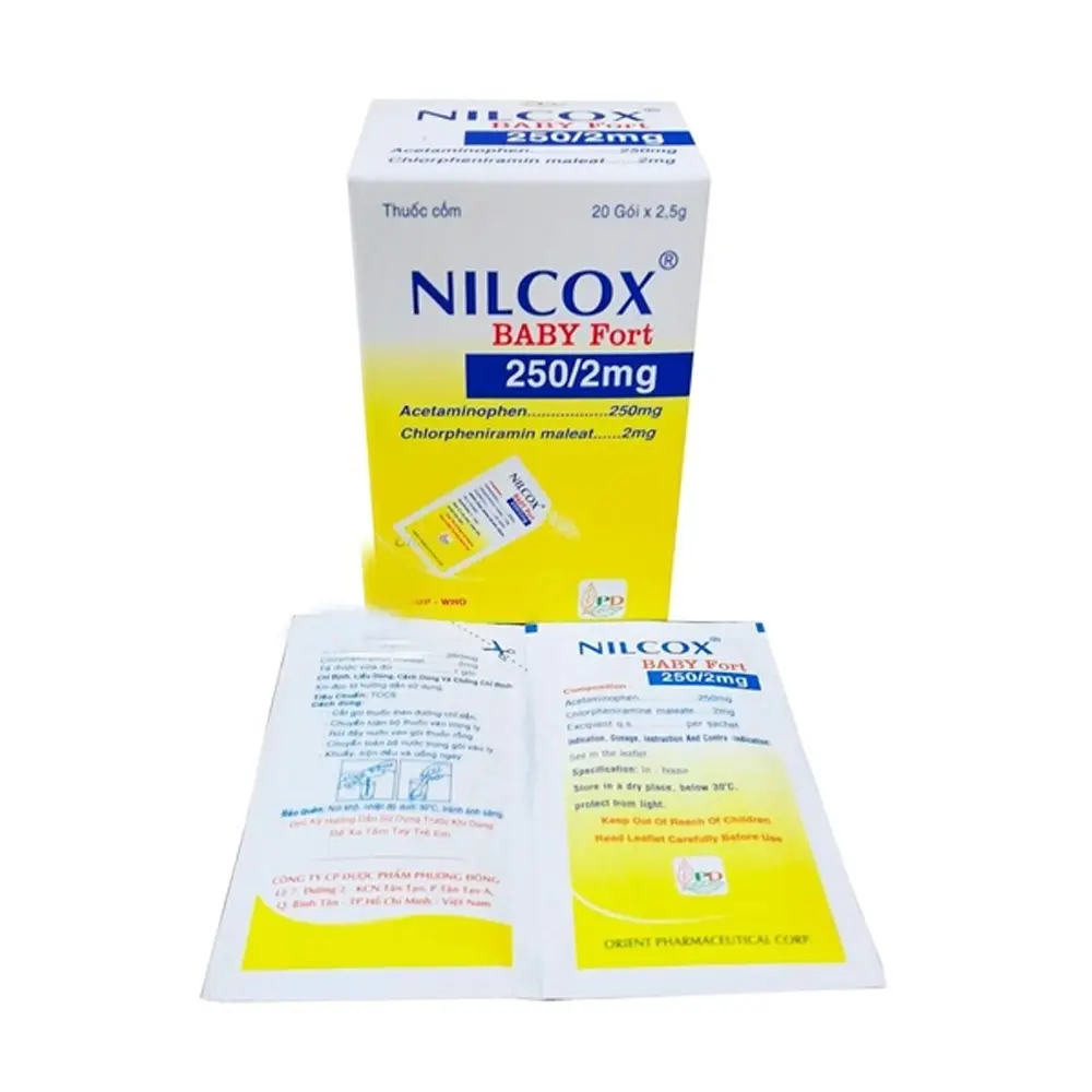 Nilcox Baby Fort Phương Đông hộp 20 gói x 2.5g