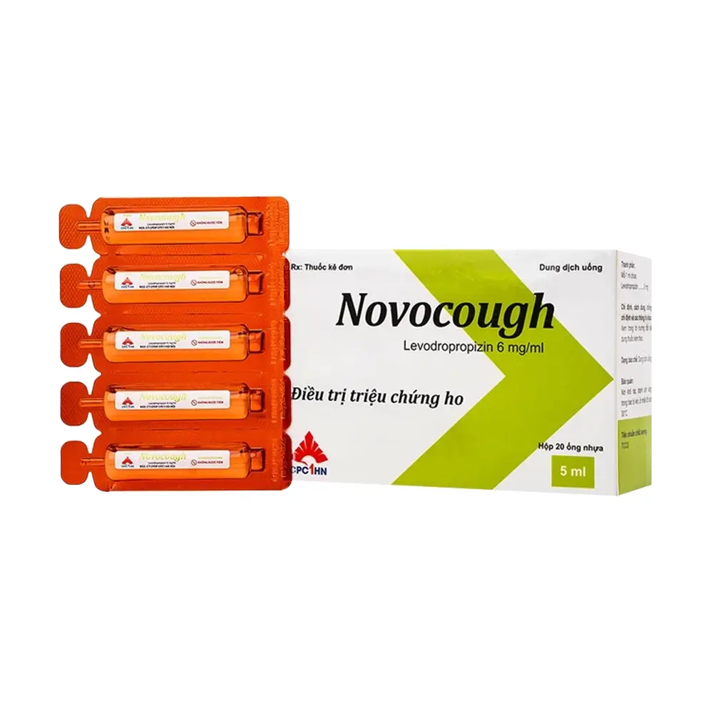 Novocough 6 (Levodropropizine 6 mg/ml) CPC1HN 20 ống x 5ml