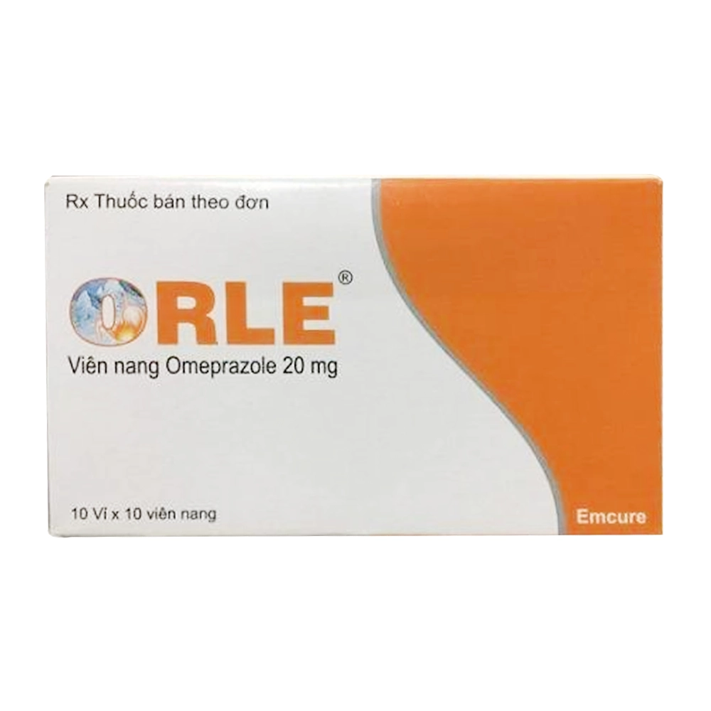 Orle (Omeprazol 20mg) Emcure 10 vỉ x 10 viên