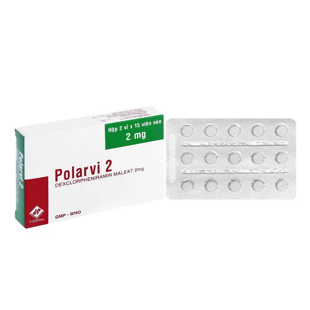 Polarvi 2 Vidipha 2 vỉ x 15 viên
