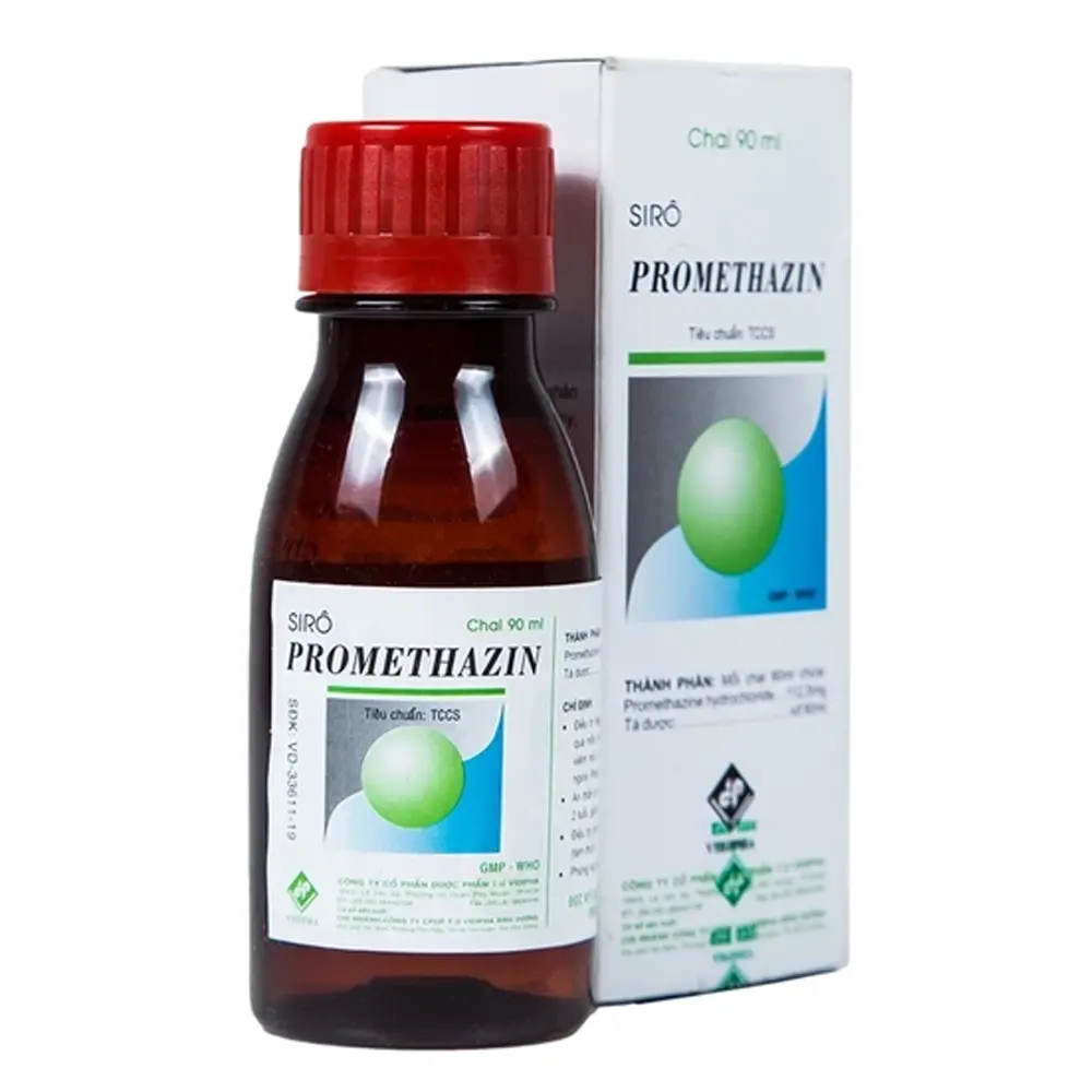 Promethazin (Promethazine 112.5 mg) Vidipha 1 chai x 90ml