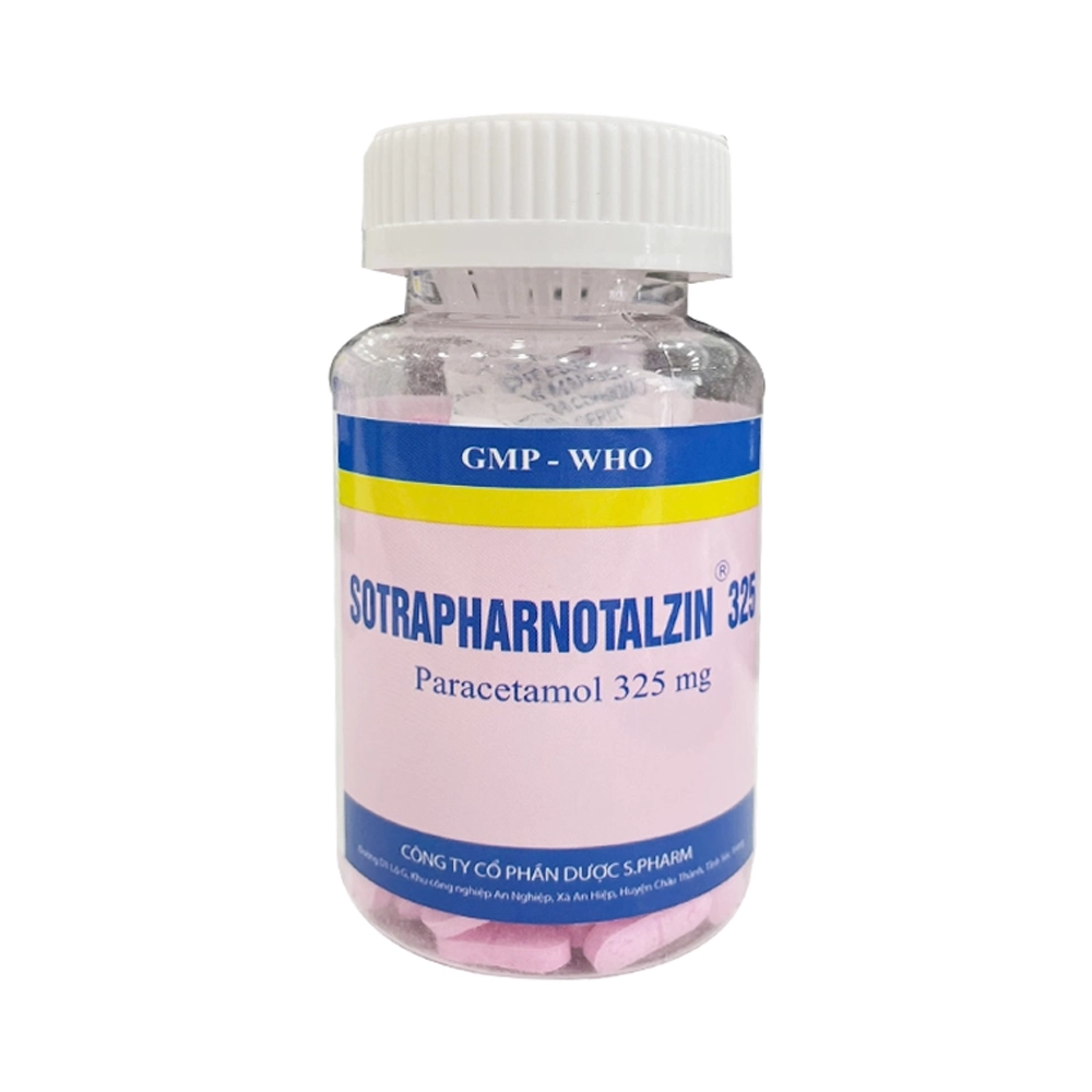 Sotrapharnotalzin 325 S.Pharm chai 200 viên (Paracetamol)