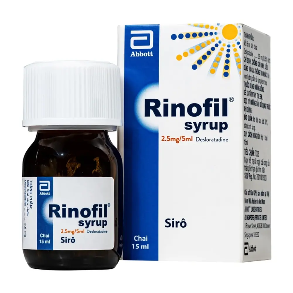 Syrup Rinofil 2.5mg/5ml Abbott 15ml