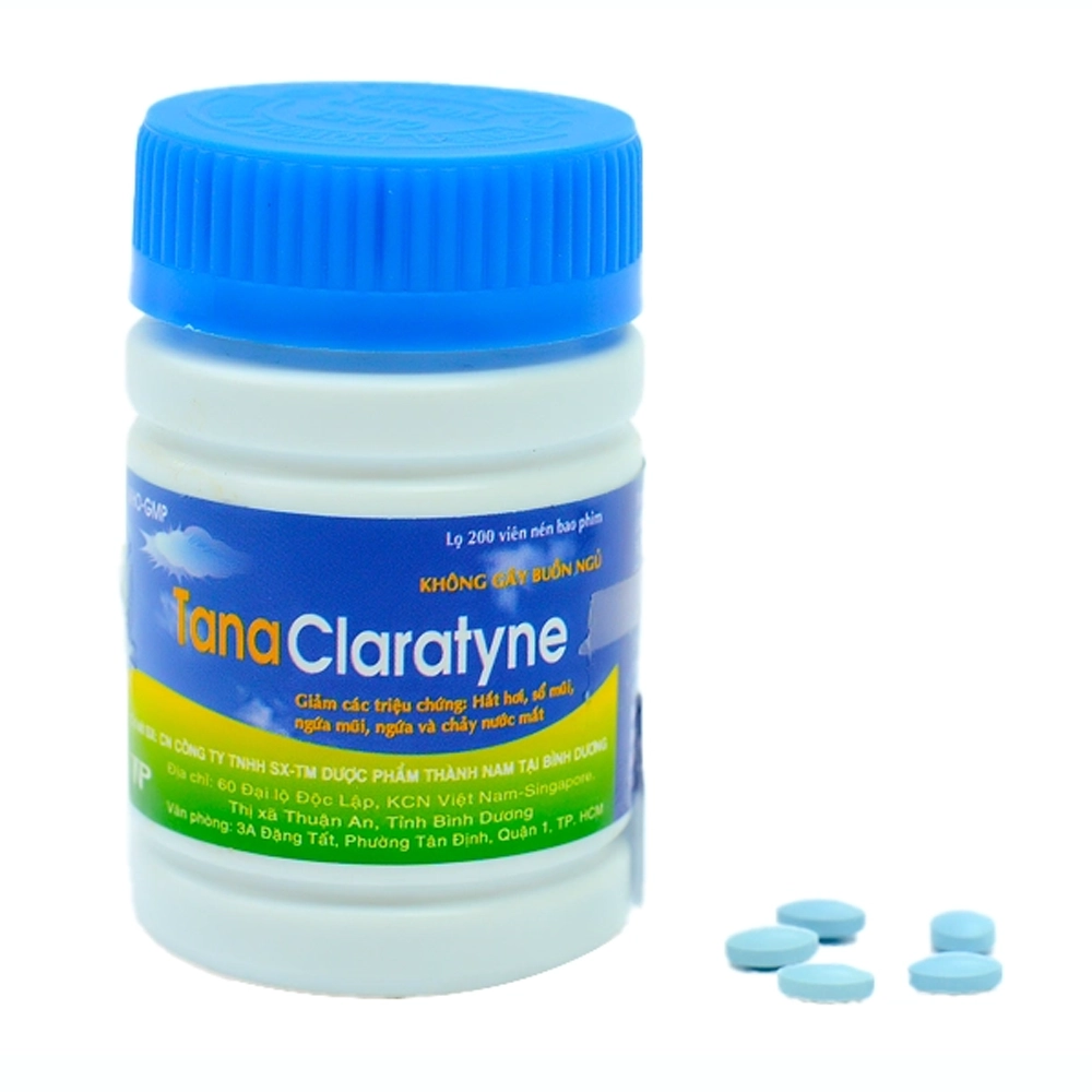 TanaClaratyne 10mg Thành Nam lọ 200 viên