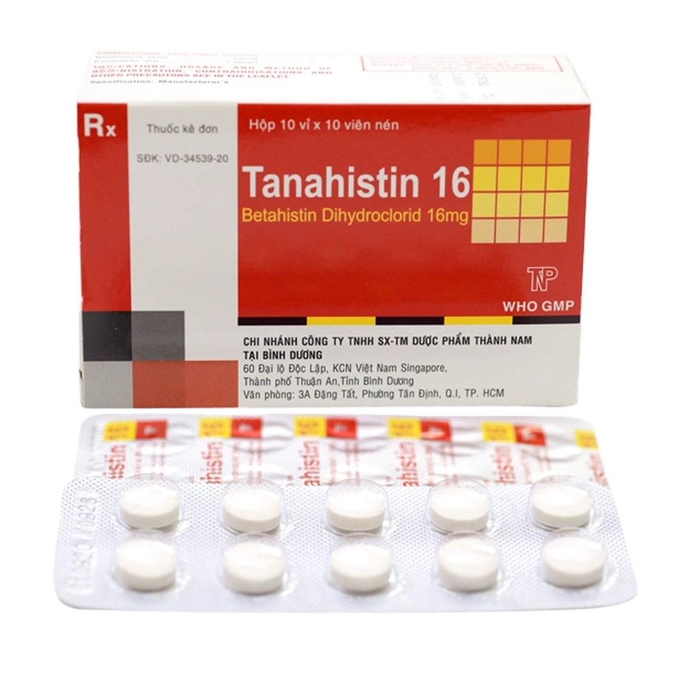 Tanahistin 16 Thành Nam 10 vỉ x 10 viên